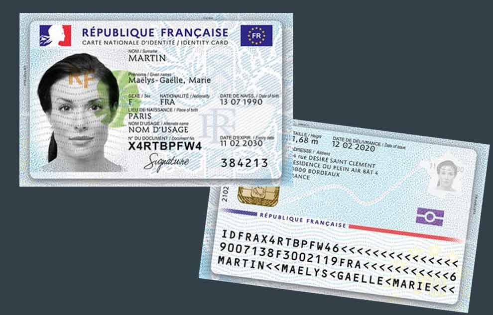 Carte d'identité