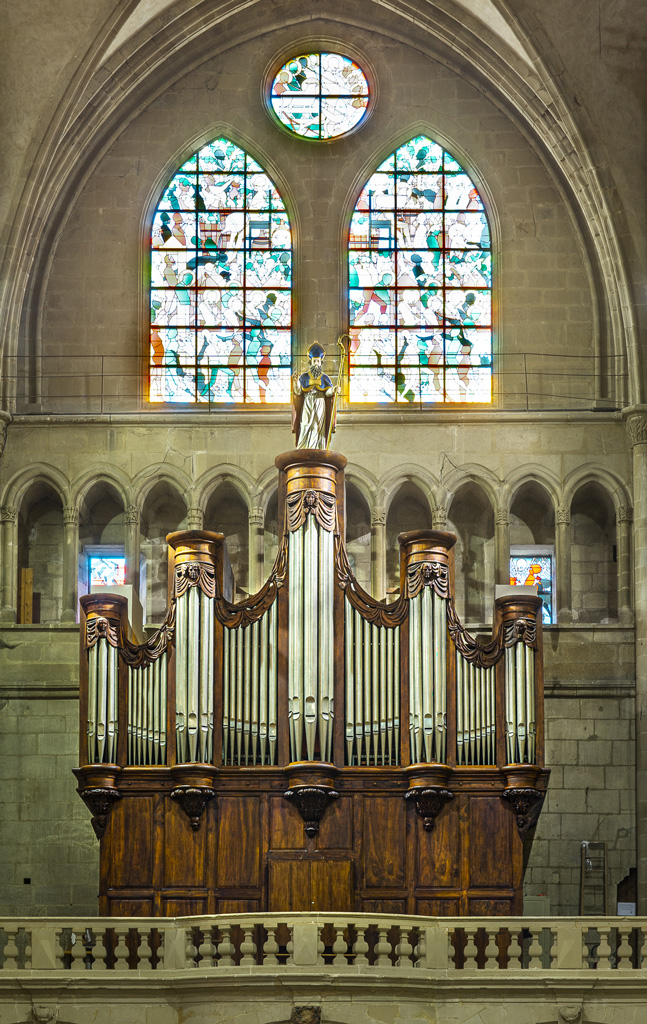 orgue et vitraux de la Collégiale