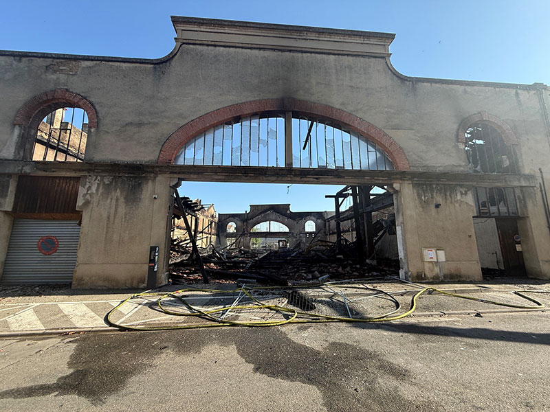 Incendie rue Guillaume : le feu est maîtrisé, des restrictions de circulation maintenues