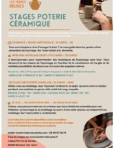 Stage poterie céramique adulte, 24 et 25 mai