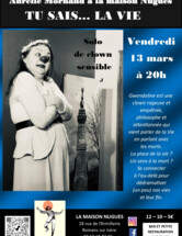 Gwendoline. Tu sais… la vie. Solo de clown sensible.