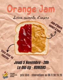 Orange Jam : Scène ouverte d'improvisation théâtrale
