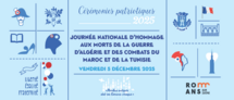 Journée nationale d’hommage aux morts de la guerre d’Algérie et des combats du Maroc et de la Tunisie