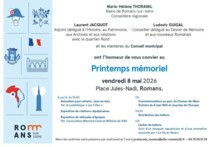 Printemps mémoriel