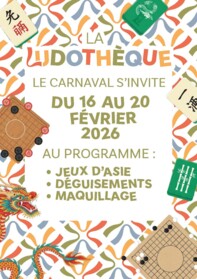 Ludothèque : Le carnaval s'invite