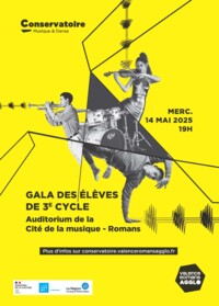 Gala des élèves de 3e cycle du Conservatoire