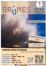 Brûmes – Un écrasé de poésie
