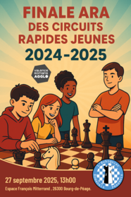 Finale ARA des circuits rapides jeunes 2024-2025