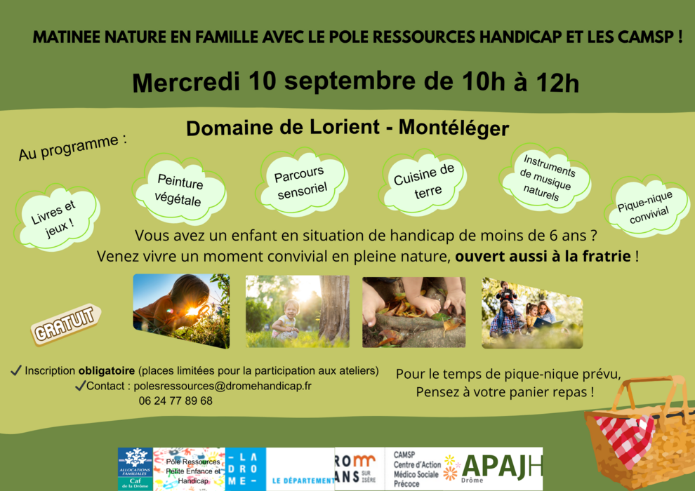 Inscription matinée en famille dans la nature