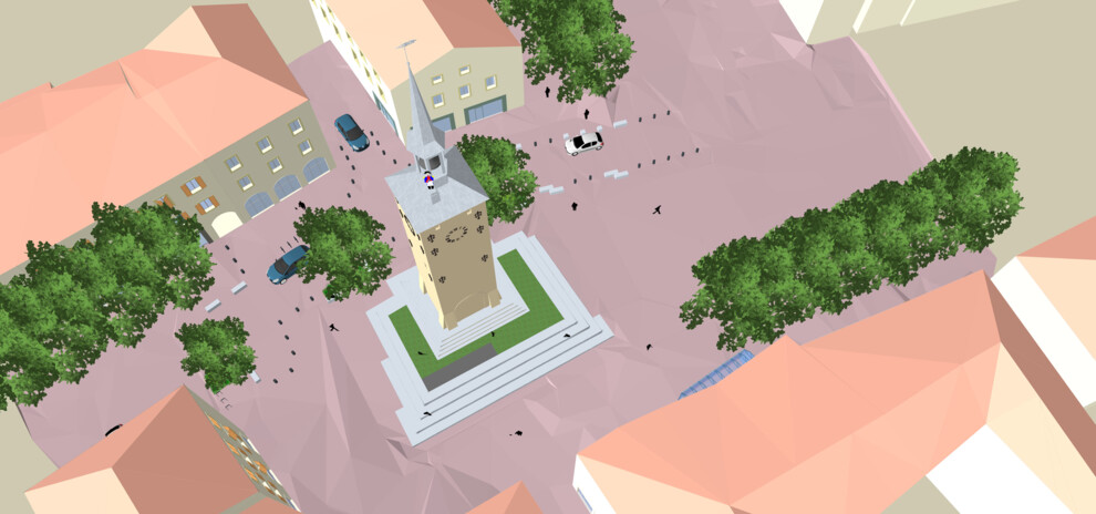 Jacquemart : le parvis de la Tour s’aménage !
