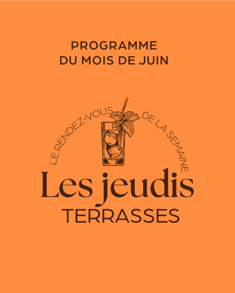 Les Jeudis Terrasses du mois de juin !
