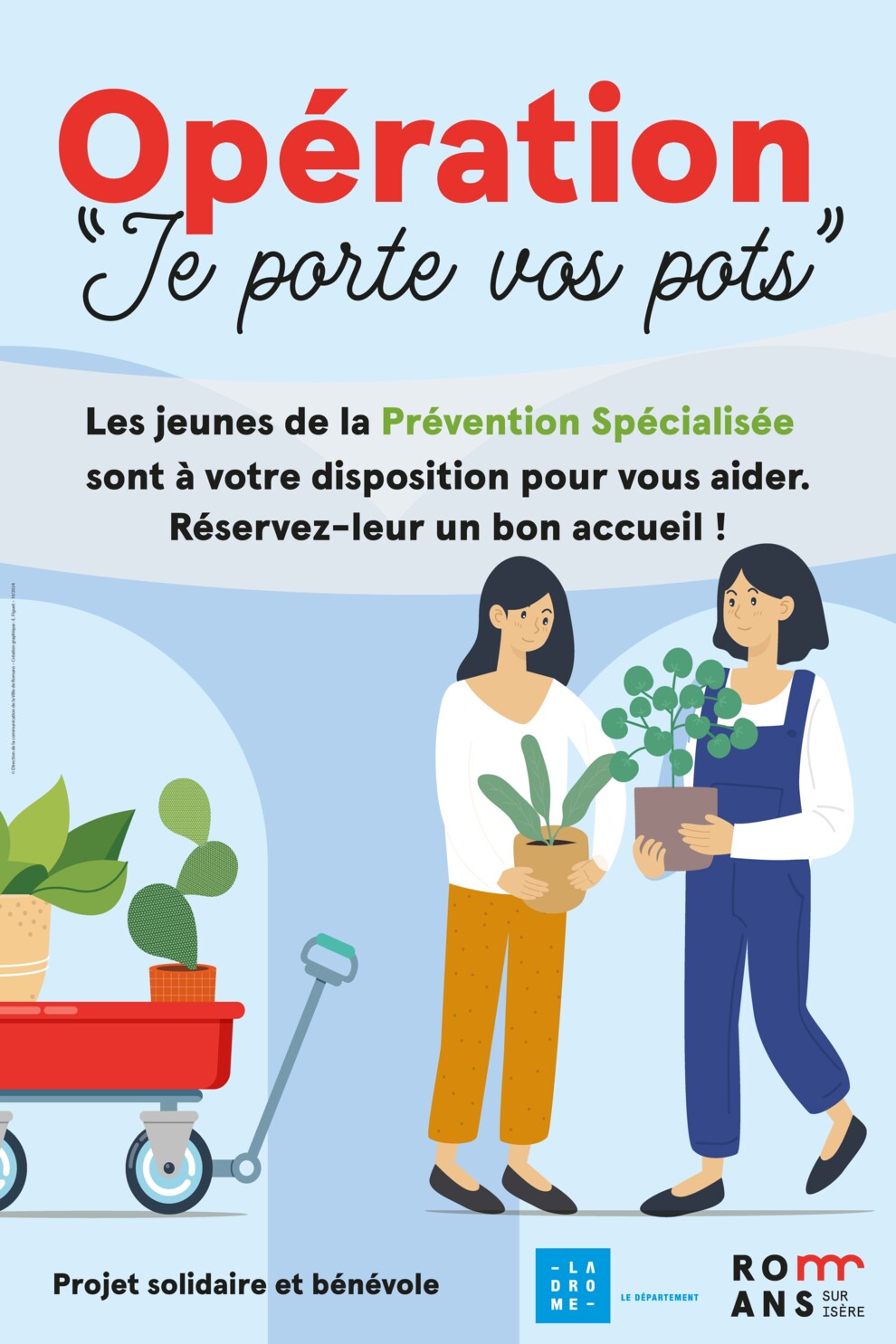 « Je porte vos pots » : un coup de main pour la Toussaint