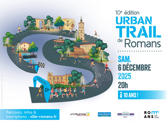 Devenez bénévole pour l’Urban Trail Romans 2025 !