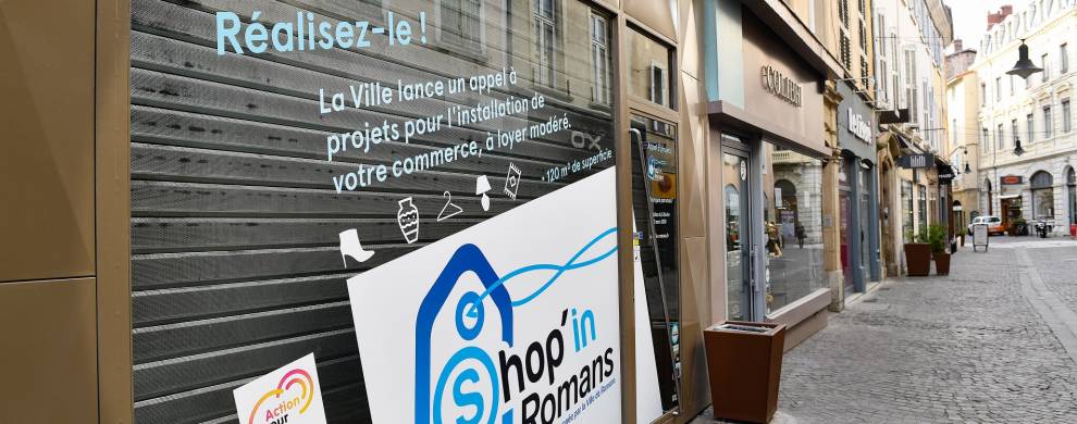 Shop'in Romans : la Ville de Romans-sur-Isère vous aide à lancer votre activité