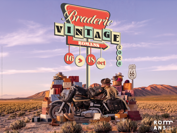 Braderie Vintage : trois jours de f&ecirc;te r&eacute;tro dans le centre-ville de Romans