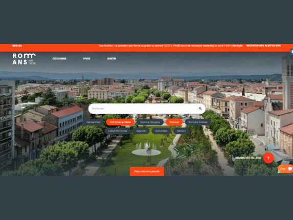Le site internet de la Ville fait peau neuve !